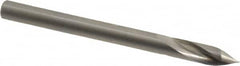 Accupro - 4mm Body Diam, 60°, 51mm OAL, Solid Carbide Spotting Drill - Top Tool & Supply