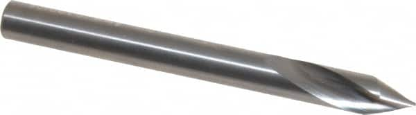 Accupro - 6mm Body Diam, 60°, 63mm OAL, Solid Carbide Spotting Drill - Top Tool & Supply