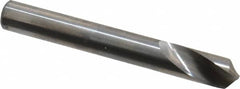 Accupro - 8mm Body Diam, 120°, 63mm OAL, Solid Carbide Spotting Drill - Top Tool & Supply