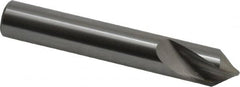 Accupro - 12mm Body Diam, 90°, 76mm OAL, Solid Carbide Spotting Drill - Top Tool & Supply