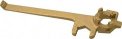 Value Collection - Bronze Drum Plug Wrench - For Use with Most Drum Plugs and Flammable Substances - Top Tool & Supply