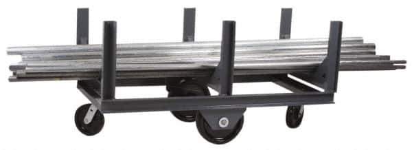 Made in USA - 10,000 Lb Capacity Bar Cradle Truck - 28" OAW - Top Tool & Supply