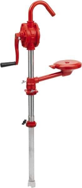 Wesco Industrial Products - Cast Iron Hand Operated Rotary Pump - Cast Iron, For Fuel Oil Products - Top Tool & Supply