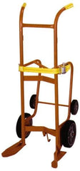 Wesco Industrial Products - 1,000 Lb Load Capacity, 55 Gal Drum Hand Truck - 23-3/4" Wide x 57-1/2" High, 4 Wheels - Top Tool & Supply