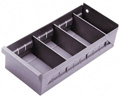 Durham - 11-3/4" Deep, Gray Steel Drawer Bin - 2-3/4" High x 5-3/8" Wide x 11-3/4" Long - Top Tool & Supply