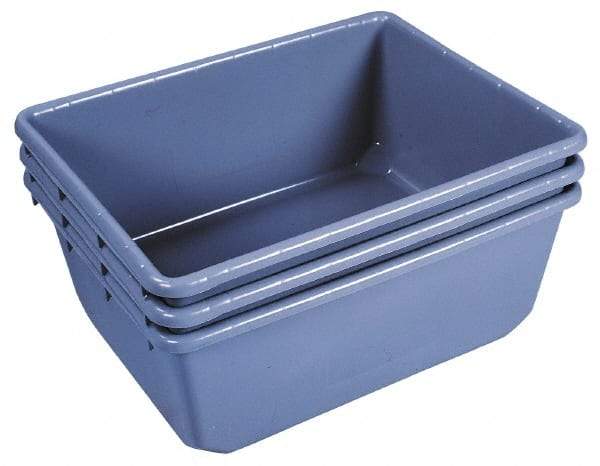 Akro-Mils - 75 Lb Load Capacity Gray Polyethylene Tote Container - Nesting, 24-1/2" Long x 19" Wide x 9-1/2" High - Top Tool & Supply