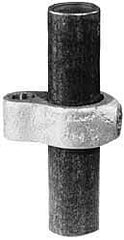 Kee - 3/4" Pipe, Malleable Iron Gate Hinge Fitting - Galvanized Finish - Top Tool & Supply