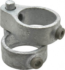 Kee - 1-1/2" Pipe, Malleable Iron Gate Hinge Fitting - Galvanized Finish - Top Tool & Supply