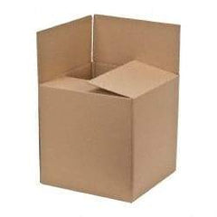 Made in USA - 20" Wide x 20" Long x 20" High Corrugated Shipping Box - Brown, 200 Lb Capacity - Top Tool & Supply