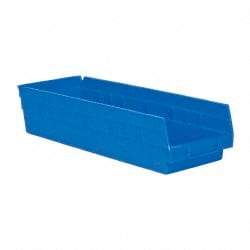 Akro-Mils - 17-7/8" Deep, Blue Hopper Shelf Bin - 4" High x 6-5/8" Wide x 17-7/8" Long - Top Tool & Supply