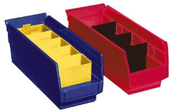 Akro-Mils - 23-5/8" Deep, Red Hopper Shelf Bin - 4" High x 6-5/8" Wide x 23-5/8" Long - Top Tool & Supply