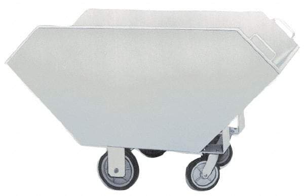 Valley Craft - 22.2 Cu Ft, Steel Chip Truck - 30" Wide x 68" Long x 40" High - Top Tool & Supply