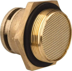 Justrite - Drum Vents Type: Vertical Drum Vent Material: Brass - Top Tool & Supply