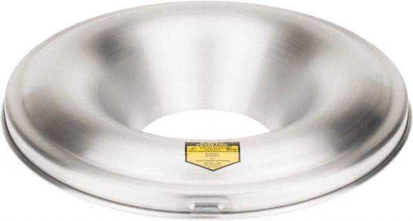 Justrite - Aluminum Steel Fire Resistant Head - 19-7/8 Inch Outside Diameter, 30 Gallon Complete Drum, 7 Inch Opening Diameter, FM and UL Standards - Top Tool & Supply