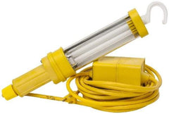 Woodhead Electrical - 120 VAC, 13 Watt, Electric, Fluorescent Portable Handheld Work Light - 25' Cord, 1 Head, 900 Lumens, Nitrile, 342.9mm Long x 38.1mm Wide x 66.04mm High - Top Tool & Supply