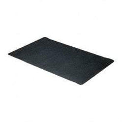 Wearwell - 5' Long x 3' Wide, Dry Environment, Anti-Fatigue Matting - Black, Natural Rubber with Nitrile Blend Base, Beveled on 4 Sides - Top Tool & Supply