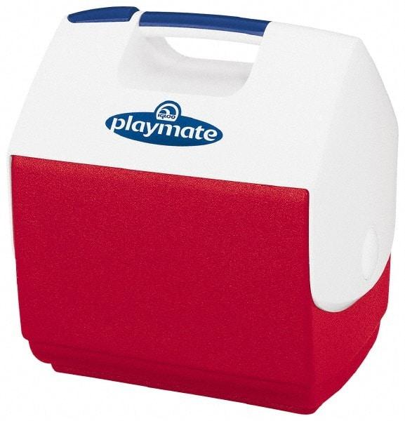 Igloo - 7 Qt Ice Chest - Plastic, Red/White - Top Tool & Supply