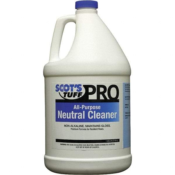 Scot's Tuff - 1 Gal Bottle Cleaner - Use on Marble Terrazzo, Painted Surfaces, Tile, Varnished Wood - Top Tool & Supply