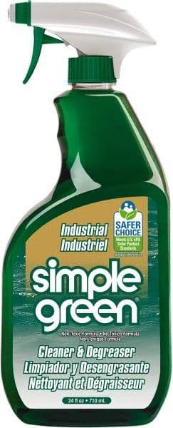 Simple Green - 24 oz Spray Bottle Cleaner/Degreaser - Liquid, Biodegradable, Concentrated, Unscented - Top Tool & Supply