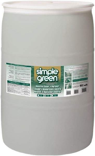 Simple Green - 55 Gal Drum Cleaner/Degreaser - Liquid, Biodegradable, Concentrated, Unscented - Top Tool & Supply