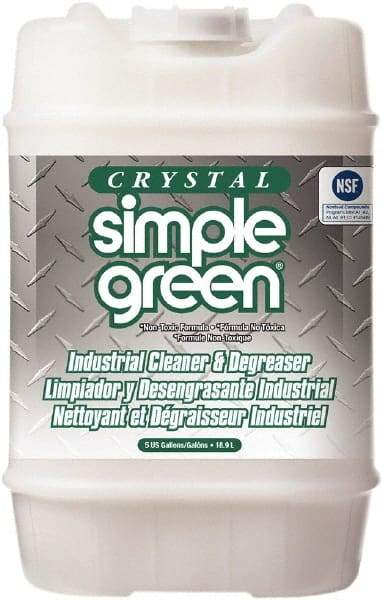 Simple Green - 5 Gal Bucket Cleaner/Degreaser - Liquid, Biodegradable, Concentrated, Unscented - Top Tool & Supply