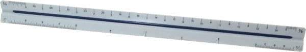 Staedtler - 12 Inch Long, Plastic Triangular Scales - Top Tool & Supply