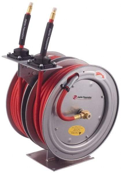 PRO-SOURCE - 50' Spring Retractable Hose Reel - 300 psi, Hose Included - Top Tool & Supply