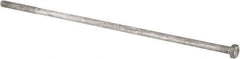 Value Collection - 7/8-9 Thread, 32mm Length Under Head, Steel Hex Head Bolt - Hot Dipped Galvanized Coated, UNC Thread, ASTM A307, Grade 2 - Top Tool & Supply