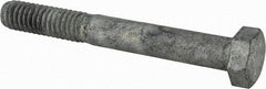 Value Collection - 5/16-18 Thread, 2-1/2" Length Under Head, Steel Hex Head Bolt - Hot Dipped Galvanized Coated, UNC Thread, ASTM A307, Grade 2 - Top Tool & Supply