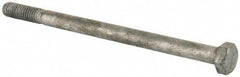 Value Collection - 5/16-18 Thread, 5" Length Under Head, Steel Hex Head Bolt - Hot Dipped Galvanized Coated, UNC Thread, ASTM A307, Grade 2 - Top Tool & Supply