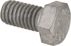 Value Collection - 3/8-16 Thread, 3/4" Length Under Head, Steel Hex Head Bolt - Hot Dipped Galvanized Coated, UNC Thread, ASTM A307, Grade 2 - Top Tool & Supply