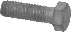 Value Collection - 3/8-16 Thread, 1-1/4" Length Under Head, Steel Hex Head Bolt - Hot Dipped Galvanized Coated, UNC Thread, ASTM A307, Grade 2 - Top Tool & Supply