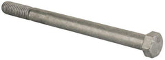 Value Collection - 7/16-14 Thread, 5-1/2" Length Under Head, Steel Hex Head Bolt - Hot Dipped Galvanized Coated, UNC Thread, ASTM A307, Grade 2 - Top Tool & Supply