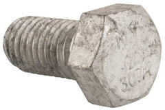 Value Collection - 5/8-11 Thread, 1-1/4" Length Under Head, Steel Hex Head Bolt - Hot Dipped Galvanized Coated, UNC Thread, ASTM A307, Grade 2 - Top Tool & Supply