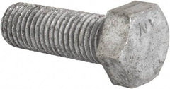 Value Collection - 3/4-10 Thread, 2-1/4" Length Under Head, Steel Hex Head Bolt - Hot Dipped Galvanized Coated, UNC Thread, ASTM A307, Grade 2 - Top Tool & Supply