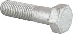 Value Collection - 3/4-10 Thread, 3" Length Under Head, Steel Hex Head Bolt - Hot Dipped Galvanized Coated, UNC Thread, ASTM A307, Grade 2 - Top Tool & Supply