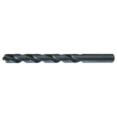 27/64 RHS / RHC HSS 118 Degree Radial Point General Purpose Jobber Length Drill - Steam Oxide - Exact Industrial Supply