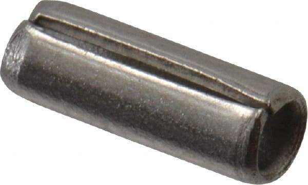 Value Collection - 1/16" Diam x 3/16" Long Slotted Spring Pin - Grade 18-8 Stainless Steel - Top Tool & Supply