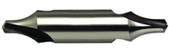 6.3mm x 80mm OAL 60/120° HSS LH Center Drill-Form B DIN 333 - Top Tool & Supply