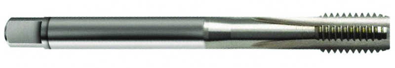 M8 x 0.5 Dia. - 6H - 3 FL - Cobalt Semi-Bott Yellow Ring Tap - Bright FORM-C DIN 374 - Top Tool & Supply