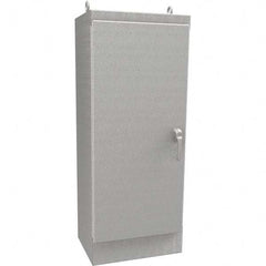 Wiegmann - NEMA 4X Stainless Steel Standard Enclosure with Cabinet Hinged Cover - Top Tool & Supply