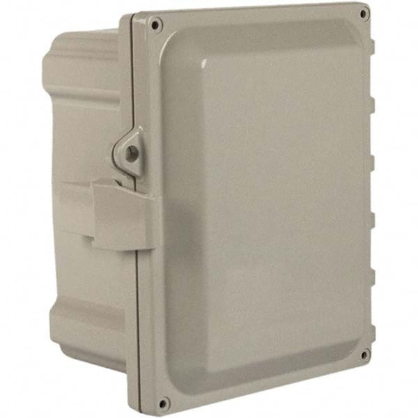 Wiegmann - NEMA 4X Polycarbonate Standard Enclosure with Continuous Hinge Cover - Top Tool & Supply