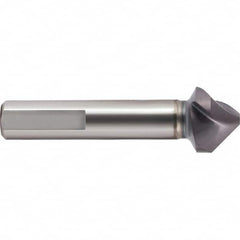 Guhring - 6.3mm Head Diam, 5mm Shank Diam, 3-Flute 90° Cobalt Countersink - Top Tool & Supply