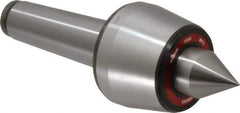 Rohm - MT5 Taper Shank, 3.543" Head Diam 2,000 Lb Capacity Live Center - 3,000 Max RPM, 2.764" Head Length, 1.5748" Point Diam, 1.988" Point Len, 4,400 Lb Max Workpc, 10.177" OAL, Standard Point - Top Tool & Supply