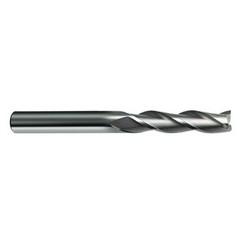 3/16 Dia. x 3 Overall Length 3-Flute Square End Solid Carbide SE End Mill-Round Shank-Center Cut-Uncoated - Top Tool & Supply