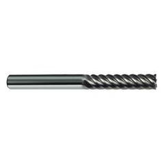 5/16" Dia. - 3" OAL - 45° Helix Bright Carbide End Mill - 6 FL - Top Tool & Supply