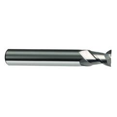 20mm Dia. - 92mm OAL - 45° Helix Bright Carbide End Mill - 2 FL - Top Tool & Supply