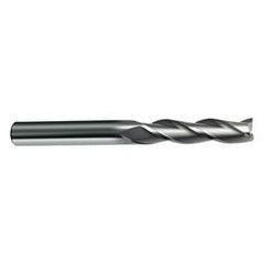 5mm Dia. - 75mm OAL - 45° Helix Bright Carbide End Mill - 2 FL - Top Tool & Supply