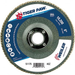 Weiler - Flap Discs Abrasive Type: Coated Flap Disc Type: Type 29 - Top Tool & Supply