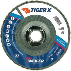 Weiler - Flap Discs Abrasive Type: Coated Flap Disc Type: Type 29 - Top Tool & Supply